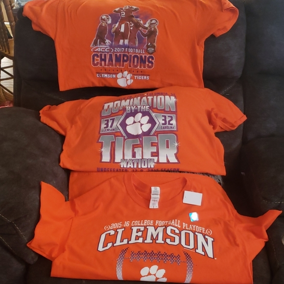 Gildan Other - Clemson Tigers Tee Lot 2015 through 2017🐯